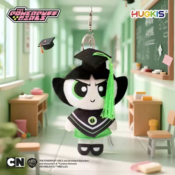 飛天小女警 畢業季 系列 毛絨掛件 小公仔 學士服  盲盒 手伴 公仔 擺件 扭蛋 收藏品｜嗨寶好選物