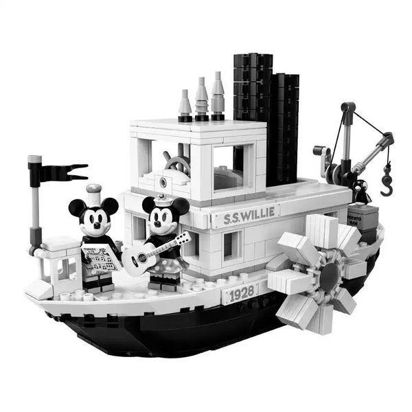 Disney 迪士尼 米奇的威力號 蒸汽船 積木系列 盲盒 手伴 公仔 擺件 扭蛋 收藏品｜嗨寶好選物