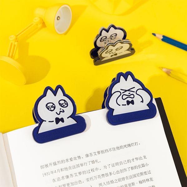 領結貓 壓克力夾子 便簽夾 收納夾 文件夾 零食夾 書籤 壓克力夾 餅乾夾 名片夾 鈔票夾｜嗨寶好選物