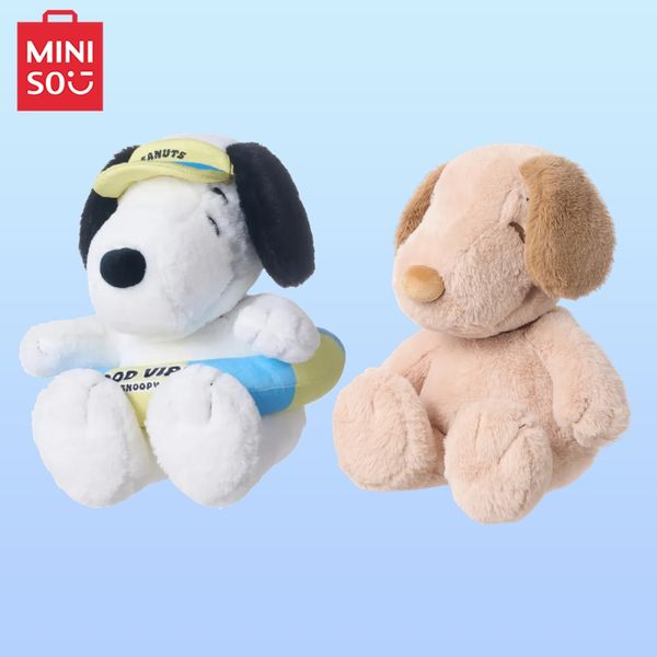Peanuts Snoopy 史努比 泳圈 曬黑系列 毛絨玩偶 擺件 抱枕 收藏品 MINISO｜嗨寶好選物