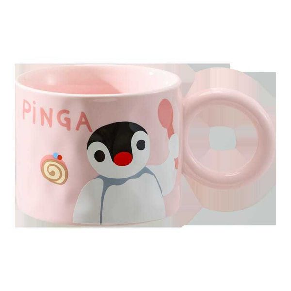Pingu 大耳馬克杯｜企鵝家族｜有點淘氣｜盲盒 手伴 公仔 擺件 收藏品｜嗨寶好選物