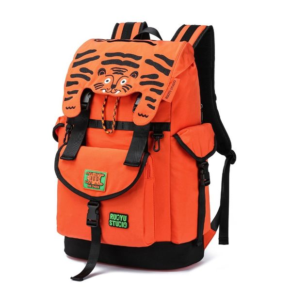 若愚工坊 原創設計 可愛動物 大容量 通勤 健身 旅行 電腦 雙肩包 後背包 登山包 健身包 電腦包｜嗨寶好選物