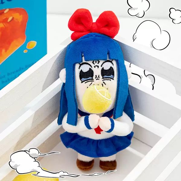 PoP子和PipP美 吃檸檬系列 鑰匙扣 毛絨掛件 系列 盲盒 手伴 公仔 擺件 收藏品｜嗨寶好選物