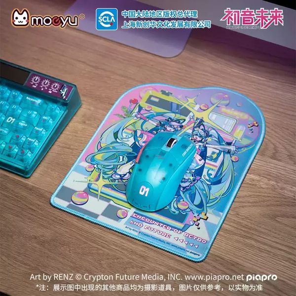 Miku 初音未來 鏡遇復古與未來系列 異形滑鼠墊 滑鼠墊 盲盒 手辦 潮玩 盒玩 公仔 收藏品｜嗨寶好選物