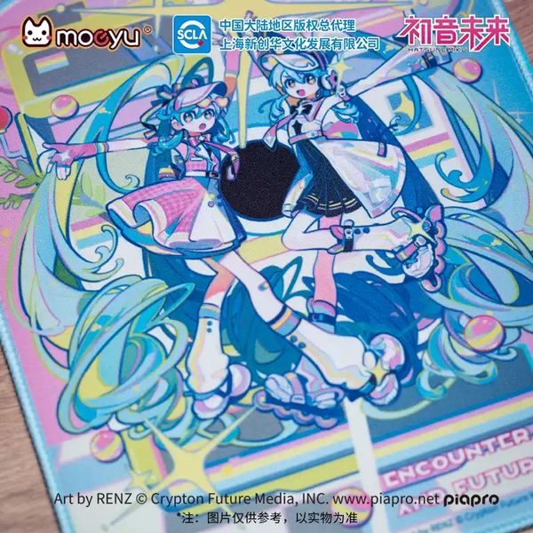 Miku 初音未來 鏡遇復古與未來系列 異形滑鼠墊 滑鼠墊 盲盒 手辦 潮玩 盒玩 公仔 收藏品｜嗨寶好選物