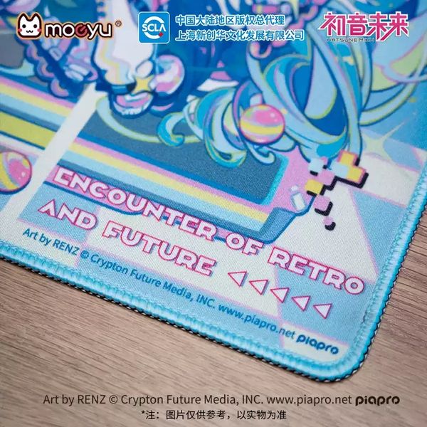 Miku 初音未來 鏡遇復古與未來系列 異形滑鼠墊 滑鼠墊 盲盒 手辦 潮玩 盒玩 公仔 收藏品｜嗨寶好選物