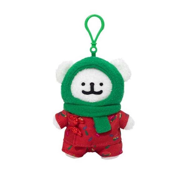 線條小狗｜東北花棉襖｜東北大花｜毛絨掛件 公仔 擺件 收藏品 玩偶｜嗨寶好選物