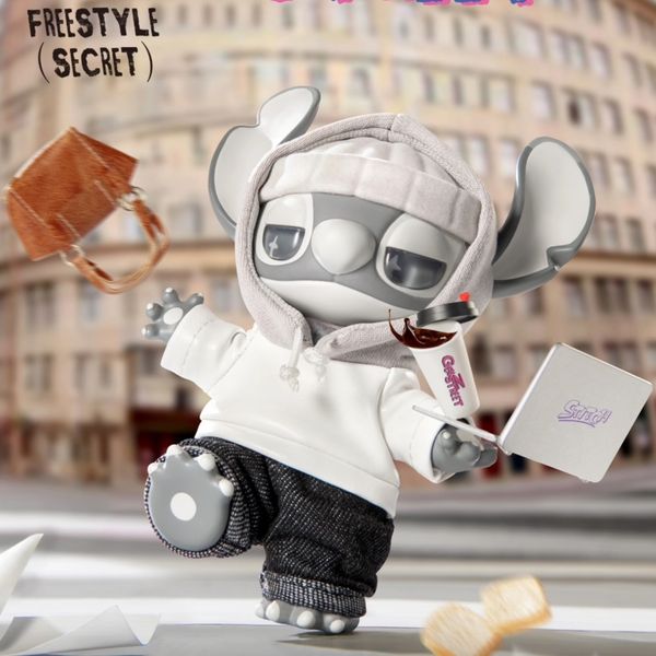 Disney｜迪士尼｜史迪奇｜街頭GenZ系列｜ 盲盒 手伴 公仔 擺件 扭蛋 收藏品｜嗨寶好選物