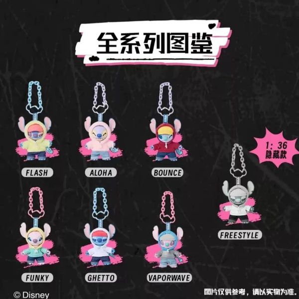 Disney｜迪士尼｜史迪奇｜街頭GenZ系列｜ 盲盒 手伴 公仔 擺件 扭蛋 收藏品｜嗨寶好選物