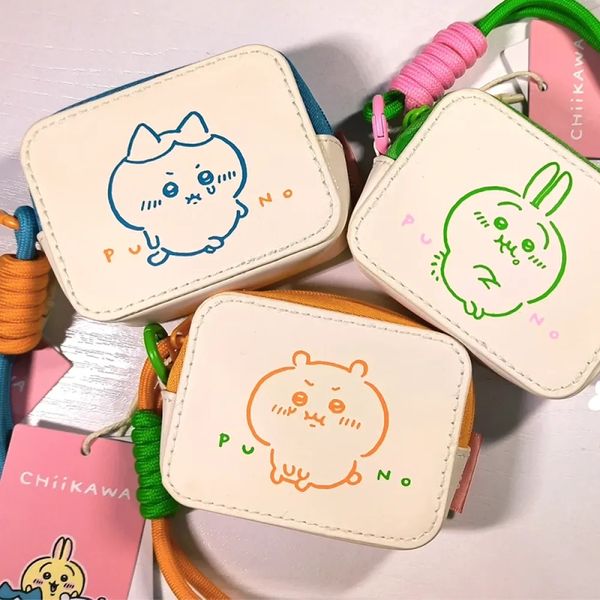 Chiikawa 吉伊卡哇 皮革耳機包系列 耳機套 耳機包 耳機殼 保護殼 擺件 收藏品 MINISO｜嗨寶好選物