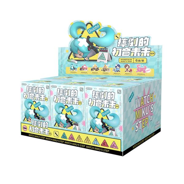 初音未來 MIKU 摔倒的初音未來系列 kaito 鏡音連 盲盒 手伴 公仔 擺件 扭蛋 收藏品｜嗨寶好選物