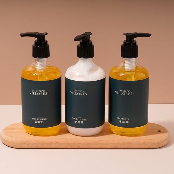 LORENZOVILLORESI｜廣州瑰麗酒店｜洗髮精 沐浴乳 潤絲精 身體乳｜300ml｜嗨寶洗浴用品