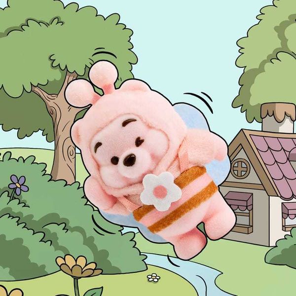 小熊維尼 心動花園｜Disney 迪士尼｜MINISO｜毛絨公仔 盲盒 手伴 公仔 擺件 收藏品｜嗨寶好選物