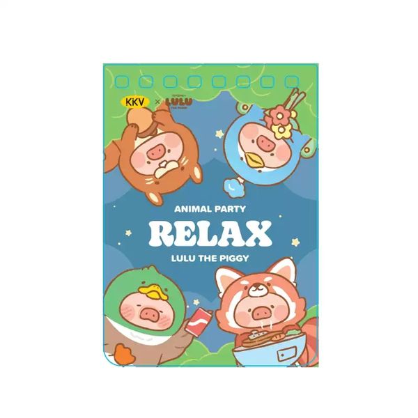 【嗨寶貓溫暖雜物】罐頭豬 LULU 動物派對 文具系列  筆記本 記事本 盲盒 手伴 公仔 擺件 扭蛋 收藏品