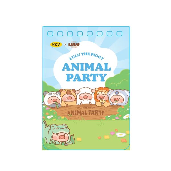 【嗨寶貓溫暖雜物】罐頭豬 LULU 動物派對 文具系列  筆記本 記事本 盲盒 手伴 公仔 擺件 扭蛋 收藏品