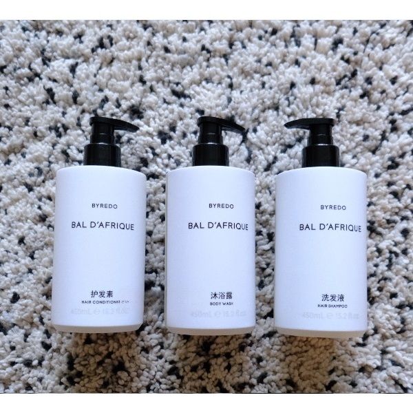 Byredo 百瑞德｜非洲之旅 熱帶爵士｜舒與酒店｜洗髮精 沐浴乳 潤絲精 身體乳 肥皂｜450ML｜嗨寶洗浴用品