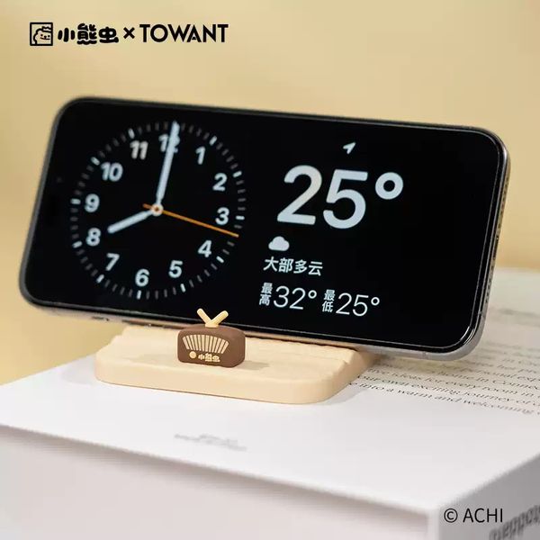 【嗨寶貓溫暖雜物】 小熊蟲來囉 小熊蟲 手機支架 桌面擺飾 手機架 公仔 手辦 擺飾 追劇用