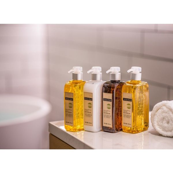 Champs fleuris 洋甘菊天然精油｜漫心酒店｜洗髮精 沐浴乳 潤絲精 身體乳｜490ml｜嗨寶洗浴用品