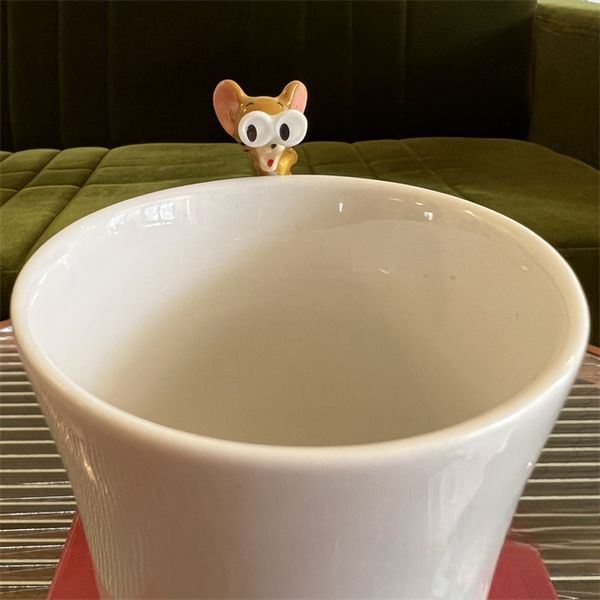 【嗨寶貓溫暖雜物】日本 Tom & Jerry 湯姆貓與傑利鼠 立體馬克杯 陶瓷馬克杯  手伴 公仔 擺件 扭蛋 收藏品
