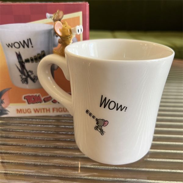 【嗨寶貓溫暖雜物】日本 Tom & Jerry 湯姆貓與傑利鼠 立體馬克杯 陶瓷馬克杯  手伴 公仔 擺件 扭蛋 收藏品