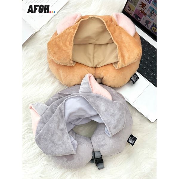 【嗨寶貓溫暖雜物】 湯姆貓與傑利鼠 Tom and Jerry 貓與老鼠 U型枕 長途旅行 飛機專用 紓壓 護頸 旅行枕