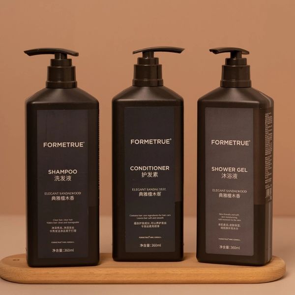 FORMETRUE 典雅壇木｜喜來登｜洗髮精 沐浴乳 潤髮乳 身體乳｜360ml｜嗨寶洗浴用品