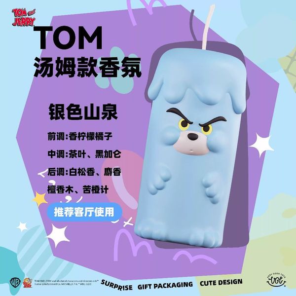【嗨寶貓溫暖雜物】湯姆貓與傑利鼠 Tom and Jerry 貓與老鼠 香氛蠟燭 湯姆貓 傑利鼠 泰菲 禮盒