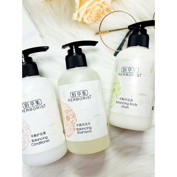 佰草集 HERBORIST｜平衡系列｜洗髮精 沐浴乳 潤絲精 身體乳｜240ml｜嗨寶洗浴用品