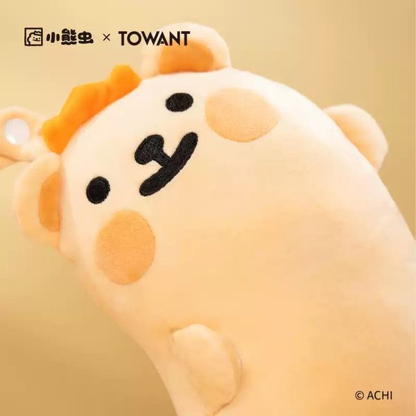 【嗨寶貓溫暖雜物】 小熊蟲來囉 小熊蟲 歪了個頭 U行枕 飛機枕 旅途必備 辦公枕 車用枕頭