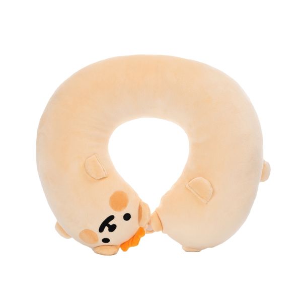 【嗨寶貓溫暖雜物】 小熊蟲來囉 小熊蟲 歪了個頭 U行枕 飛機枕 旅途必備 辦公枕 車用枕頭