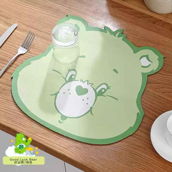 【嗨寶貓溫暖雜物】Carebears 愛心小熊 生活用品系列 隔熱墊 防燙墊 防水墊 餐墊 止滑