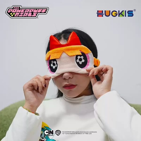 【嗨寶貓溫暖雜物】飛天小女警 遮光眼罩 眼罩 毛絨眼罩 睡眠眼罩 毛絨掛件 系列 盲盒 手伴 公仔 擺件 收藏品