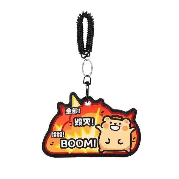 【嗨寶貓溫暖雜物】 小熊蟲來囉 小熊蟲 工牌 識別證 證件套 卡片套 感應套 異形卡套 狗牌 門禁卡牌