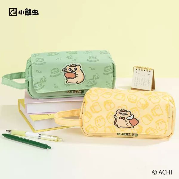 【嗨寶貓溫暖雜物】 小熊蟲來囉 小熊蟲 文具袋 筆袋 鉛筆盒 小公仔 娃娃 掛飾 擺件 手辦 鑰匙扣 小掛娃