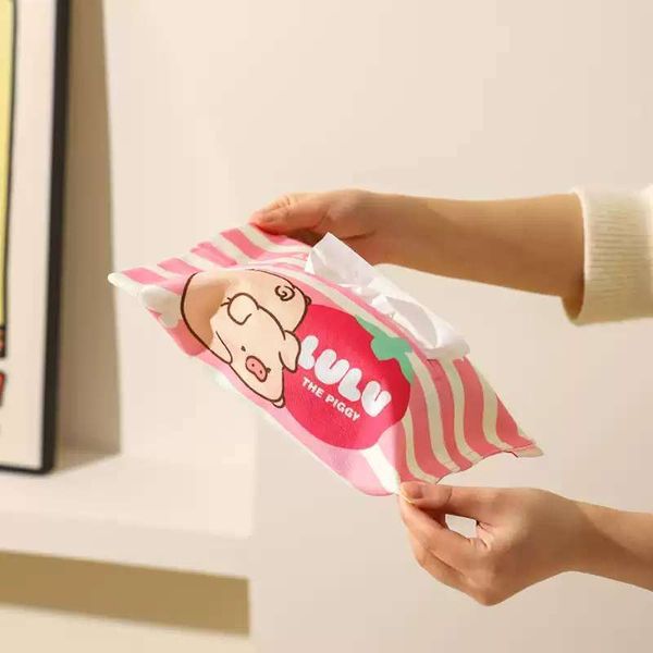 【嗨寶貓溫暖雜物】LULU豬 LULU 豬 衛生紙套 衛生紙盒 面紙套 居家好物 廚房用具 生活小物  贈禮首選