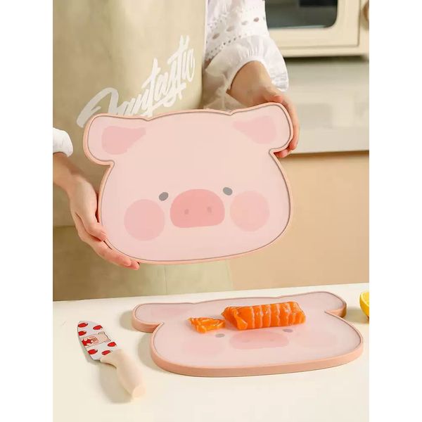 【嗨寶貓溫暖雜物】LULU豬 LULU 豬 切菜板 砧板 抗菌 防黴 居家好物 廚房用具 食品級 切菜板