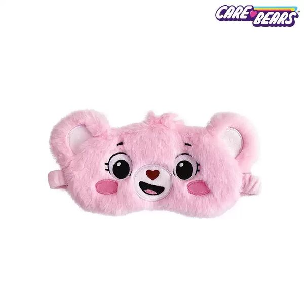 【嗨寶貓溫暖雜物】Carebears 愛心小熊 生活用品系列 毛絨眼罩 遮光 不壓眼 眼罩 午睡眼罩 飛機眼罩