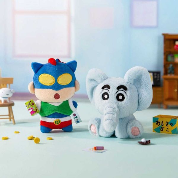 蠟筆小新 動感超人海星體掛件 可愛努努大象｜盲盒 公仔 擺件 收藏品 玩偶｜嗨寶好選物