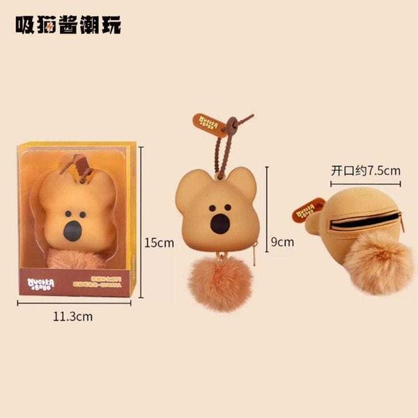 呆萌町 矽膠耳機包 柿子椒熊｜dinotaeng｜盲盒 公仔 擺件 收藏品 玩偶｜嗨寶好選物