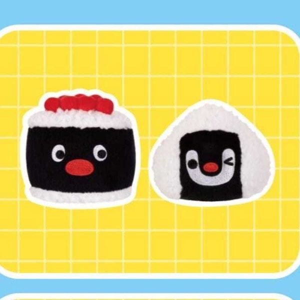 Pingu的美味生活系列毛絨貼貼｜Pingu 企鵝家族｜盲盒 公仔 擺件 收藏品 玩偶｜嗨寶好選物