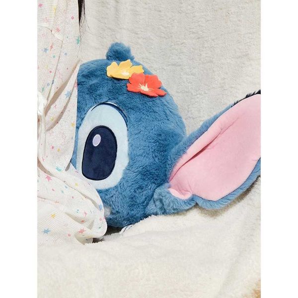迪士尼 史迪奇抱枕 史迪仔 毛絨靠枕 玩偶公仔娃娃玩具｜MINISO｜嗨寶好選物