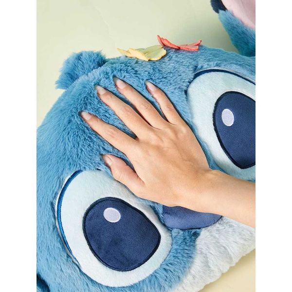 迪士尼 史迪奇抱枕 史迪仔 毛絨靠枕 玩偶公仔娃娃玩具｜MINISO｜嗨寶好選物