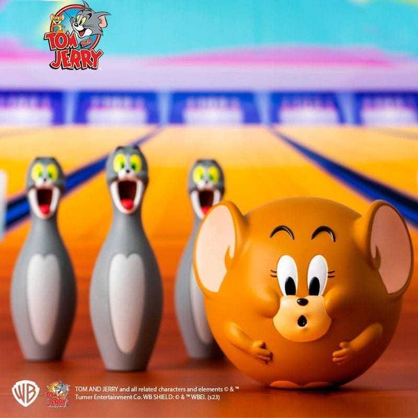 貓和老鼠趣怪系列保齡球人偶｜TOM & JERRY 湯姆貓 傑利鼠｜盲盒 公仔 擺件 收藏品 玩偶｜嗨寶好選物
