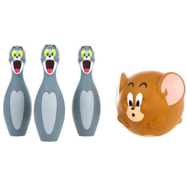 貓和老鼠趣怪系列保齡球人偶｜TOM & JERRY 湯姆貓 傑利鼠｜盲盒 公仔 擺件 收藏品 玩偶｜嗨寶好選物
