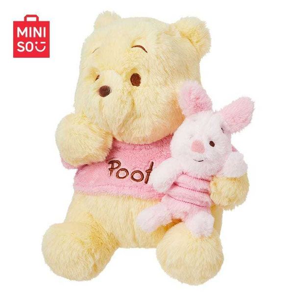 小熊維尼系列 維尼抱皮傑 坐姿公仔 七夕禮物｜迪士尼 MINISO｜盲盒 公仔 擺件 收藏品 玩偶｜嗨寶好選物