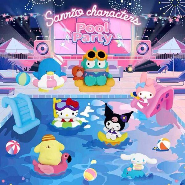 三麗鷗泳池派對系列 庫洛米大耳狗｜Sanrio LIOH TOY｜盲盒 公仔 擺件 收藏品 玩偶｜嗨寶好選物