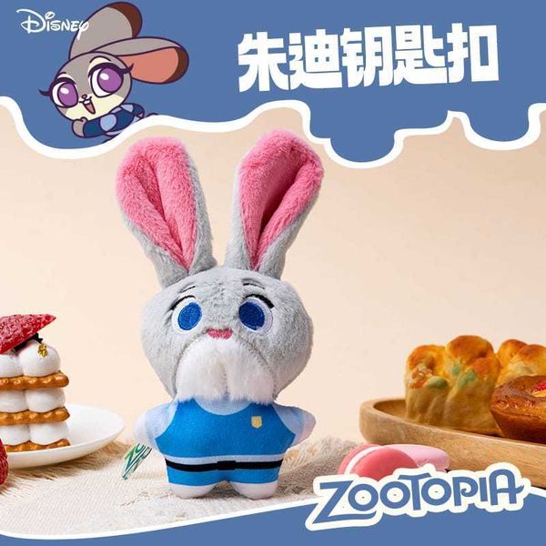 Disney迪士尼 動物方城市 茱迪 尼克 豹警官 毛絨玩具 公仔掛件 鑰匙扣吊飾｜嗨寶好選物