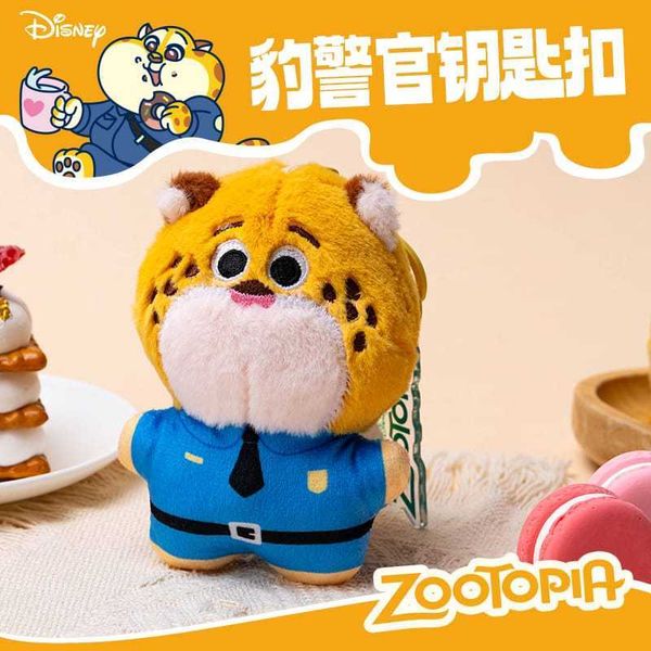 Disney迪士尼 動物方城市 茱迪 尼克 豹警官 毛絨玩具 公仔掛件 鑰匙扣吊飾｜嗨寶好選物