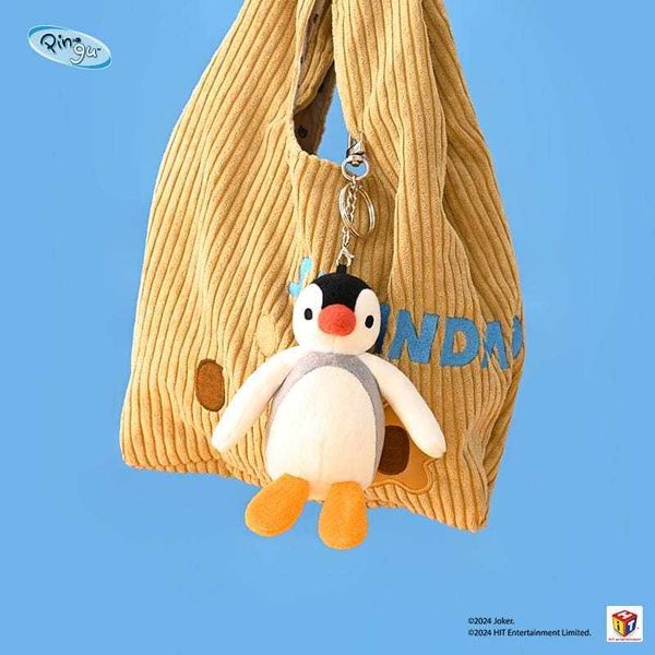 山莫正版 Pingu 經典系列 包包掛件 可愛企鵝 毛絨公仔 玩偶 擺件 收藏 掛飾｜嗨寶好選物