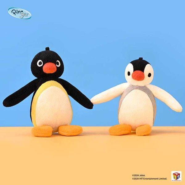 山莫正版 Pingu 經典系列 包包掛件 可愛企鵝 毛絨公仔 玩偶 擺件 收藏 掛飾｜嗨寶好選物